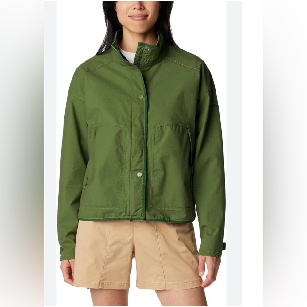 Columbia Women’s Sage Lake Jacket Size XXL Green Military